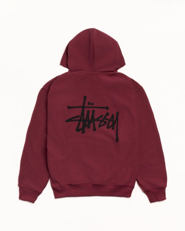 BASIC STÜSSY ZIP HOODIE - Image 2