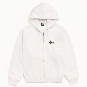 BASIC STÜSSY ZIP HOODIE PIGMENT DYED