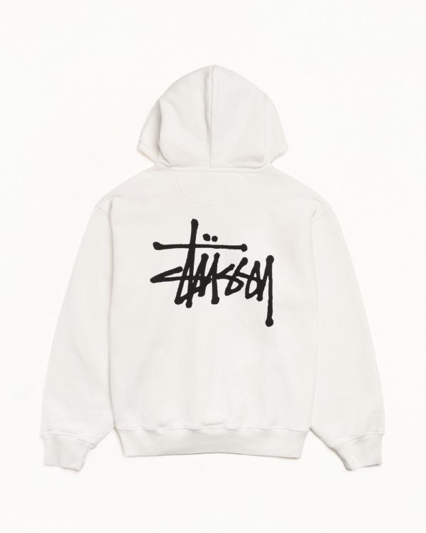 BASIC STÜSSY ZIP HOODIE PIGMENT DYED - Image 2