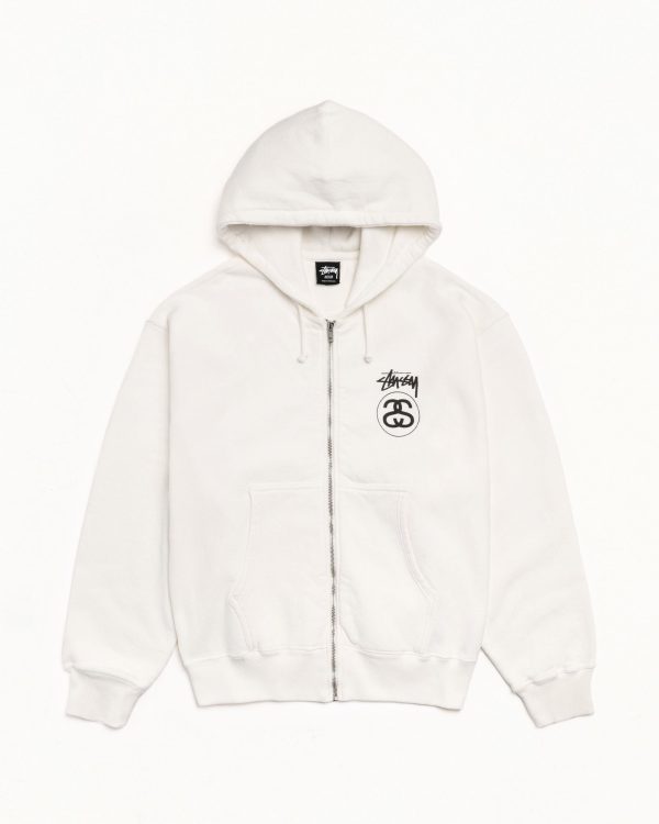 STOCK LINK ZIP HOODIE PIGMENT DYED