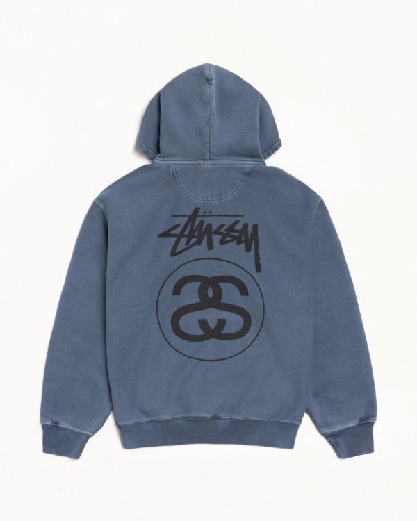 STOCK LINK ZIP HOODIE PIGMENT DYED - Image 2