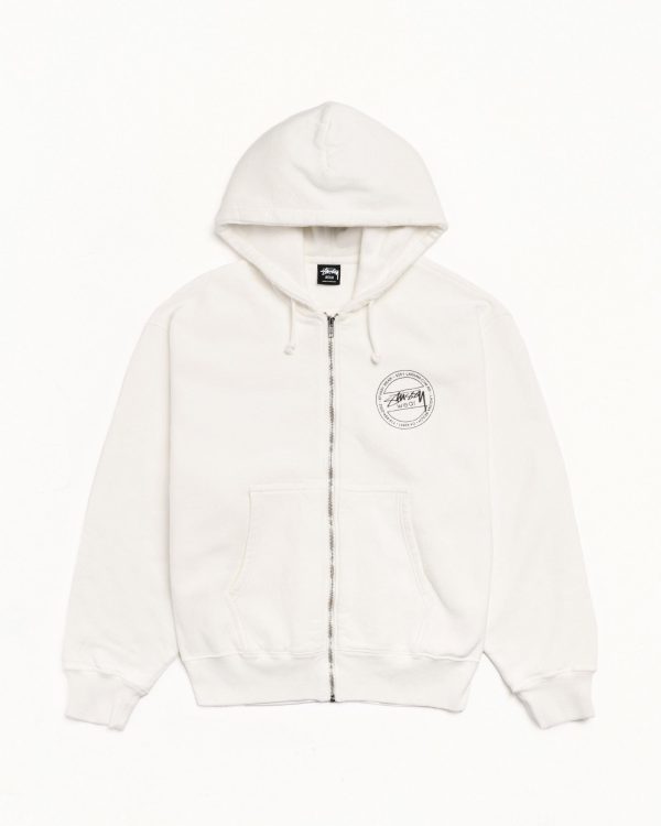 STÜSSY WEAR ZIP HOODIE PIGMENT DYED
