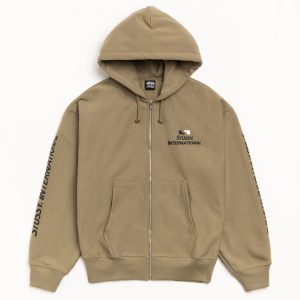STÜSSY INTERNATIONAL ZIP HOODIE