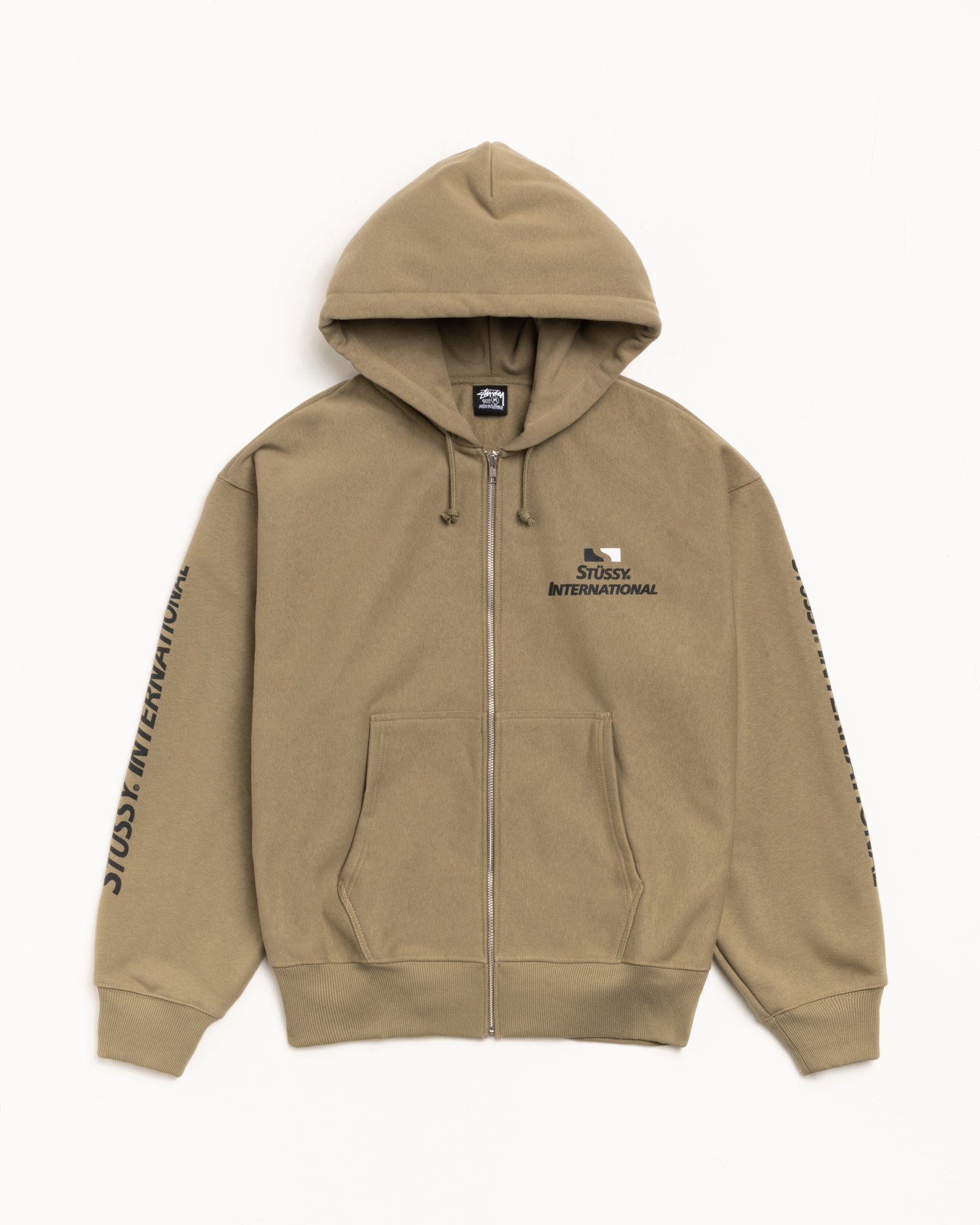 STÜSSY INTERNATIONAL ZIP HOODIE
