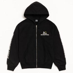 STÜSSY INTERNATIONAL ZIP HOODIE