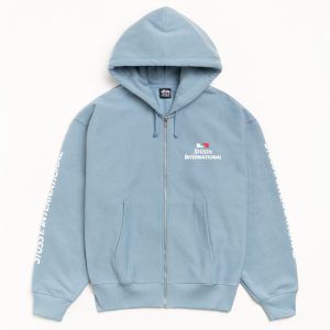 STÜSSY INTERNATIONAL ZIP HOODIE